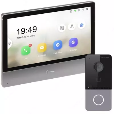 IP-видеодомофон 7" "HIKVISION DS-KH8350-TE1 + DS-KV6103-PE1"
