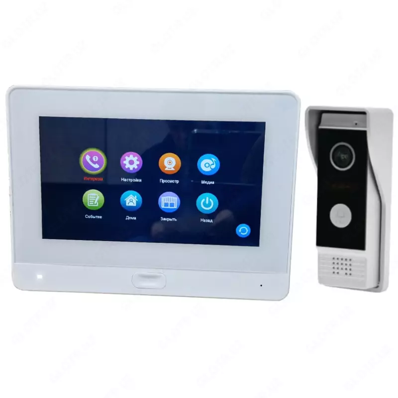 IP-видеодомофон 7" "Slinex 73386 FHD" (Wi-fi) White-1