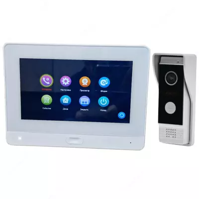 IP-видеодомофон 7" "Slinex 73386 FHD" (Wi-fi) White-1