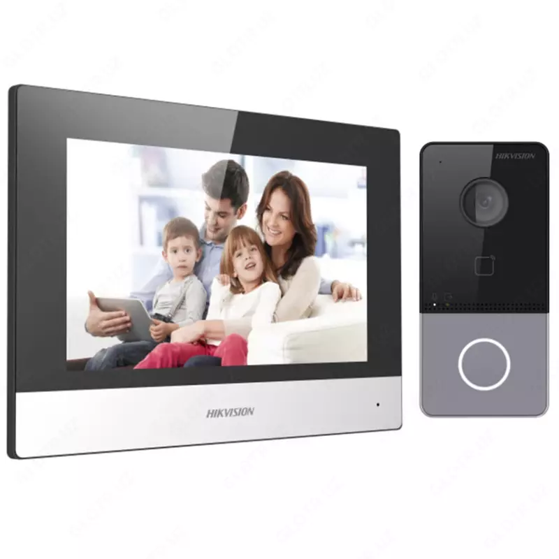 IP video interkom 7″ "Hikvision DS-KH6320-TE1 + DS-KV6103-PE1" (Wi-Fi)