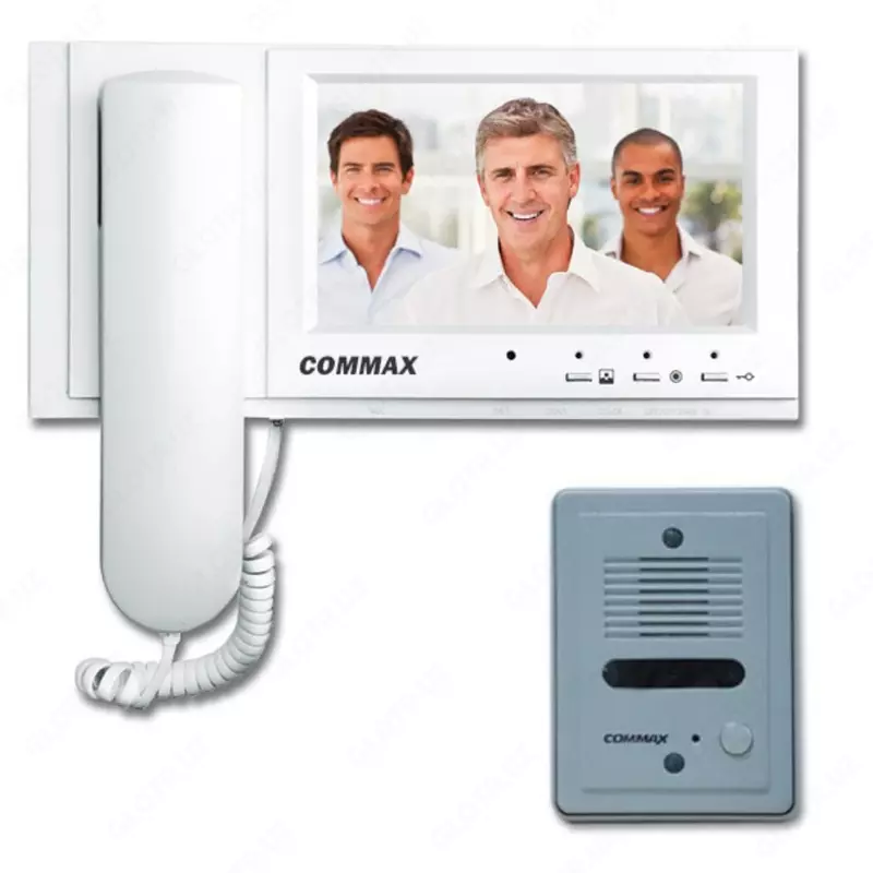 7" "Commax CDV-70 + DR-2G" telefonli analog video interkom (Oq)