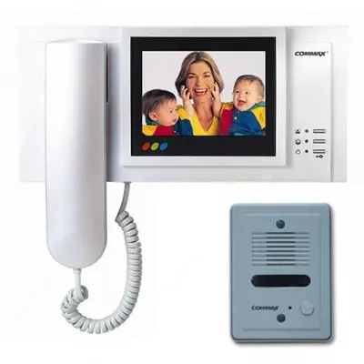 Аналоговый Видеодомофон с трубкой 5" "Commax CDV-50 + DR-2G" (Белый)