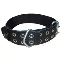 Пояс пожарного с креплением для карабина 350 кг (Черный)