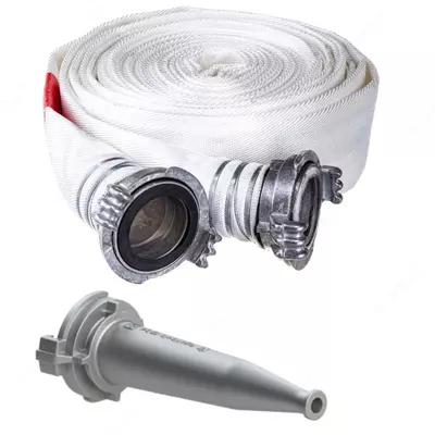 Пожарный рукав Д-77-13 (Белый)