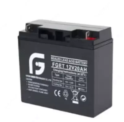 Аккумулятор FGET-12v 20AH (Свинцово-кислотный) Черный