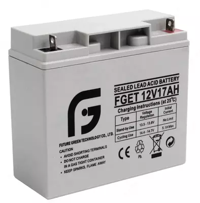 Аккумулятор FGET-12v 17AH (Свинцово-кислотный) Белый
