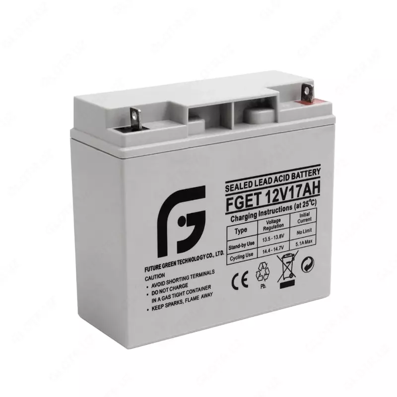 Аккумулятор FGET-12v 17AH (Свинцово-кислотный) Белый - 432 000 сум