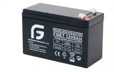 Аккумулятор FGET-12v 9AH (Свинцово-кислотный) Черный