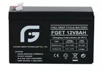 Аккумулятор FGET-12v 8AH (Свинцово-кислотный) Черный