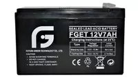 Аккумулятор FGET-12v 7AH (Свинцово-кислотный) Черный