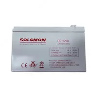 Гелевый Аккумулятор Solomon GS1290 -12v 9AH (Свинцово-кислотный) Белый - 115 000 сум