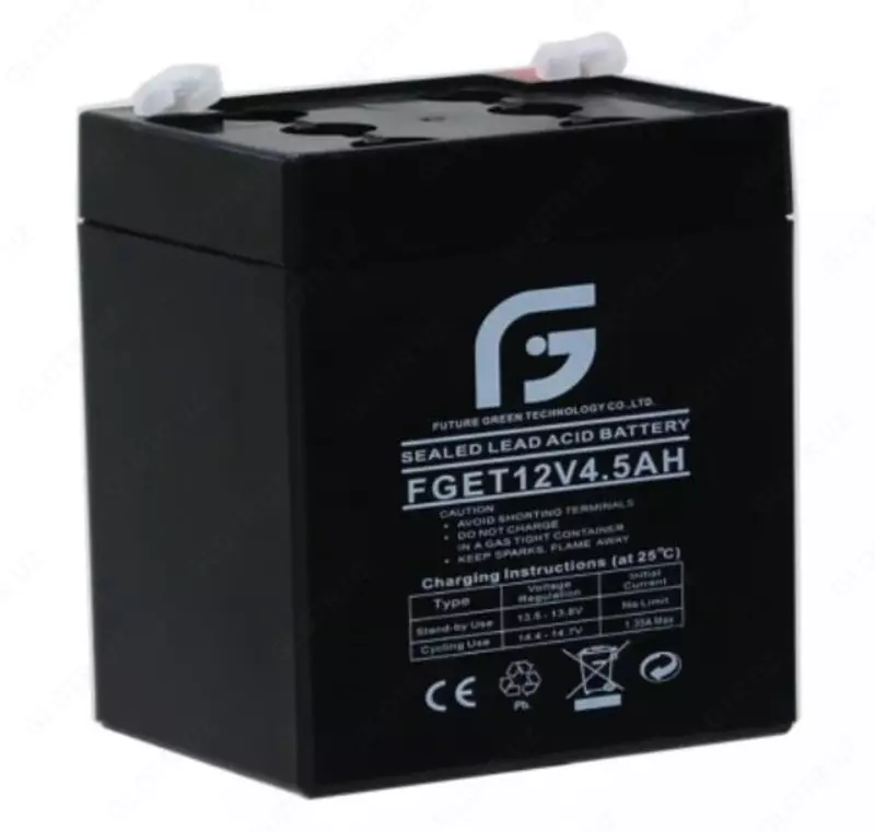 Аккумулятор FGET-12v 4.5AH (Свинцово-кислотный) Черный
