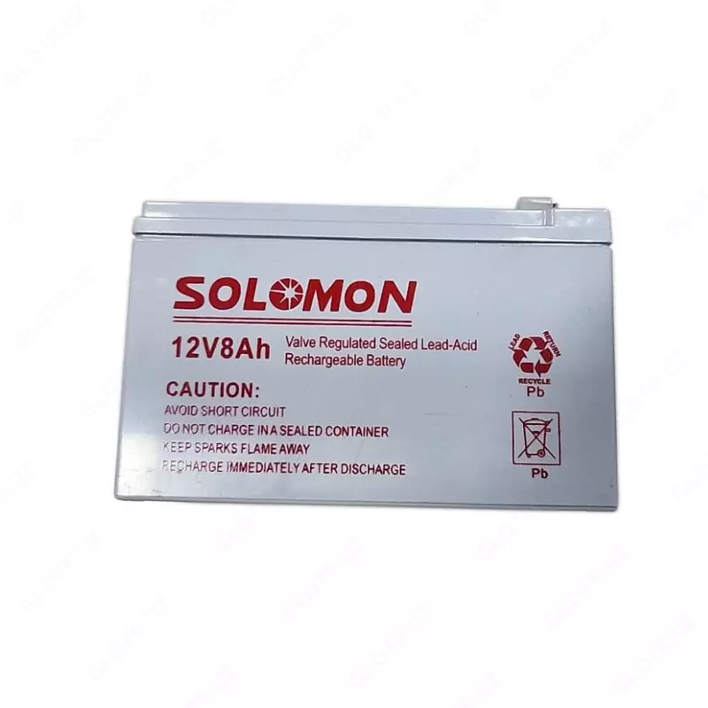 Гелевый Аккумулятор Solomon - 12v 8AH (Свинцово-кислотный) Белый - 100 000 сум