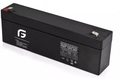Аккумулятор FGET-12v 2.3AH (Свинцово-кислотный) Черный
