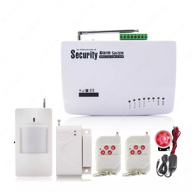 Охранно-пожарная сигнализация GSM "Security Alarm System" (Комплект)