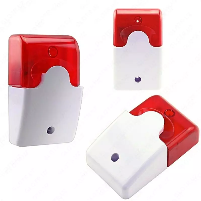 Mini Signal qurilmasi 12V strobe chirog'i + siren 15W