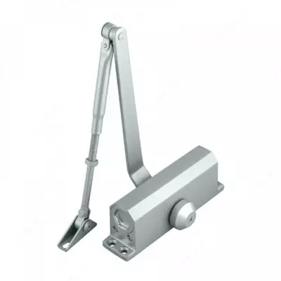 Регулируемый Доводчик двери "Корона 062" (Алюминиевый)