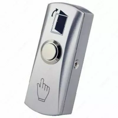 Металлическая Кнопка выхода DE-02 с NC\COM контактами (накладная)