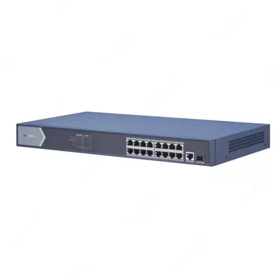 "HIKVISION DS-3E0518P-E/M" POE bilan boshqarilmaydigan Switch 16 port