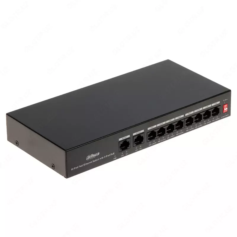PoE коммутатор "DAHUA DH-PFS3010-8ET-65" 8 портов (SWITCH)
