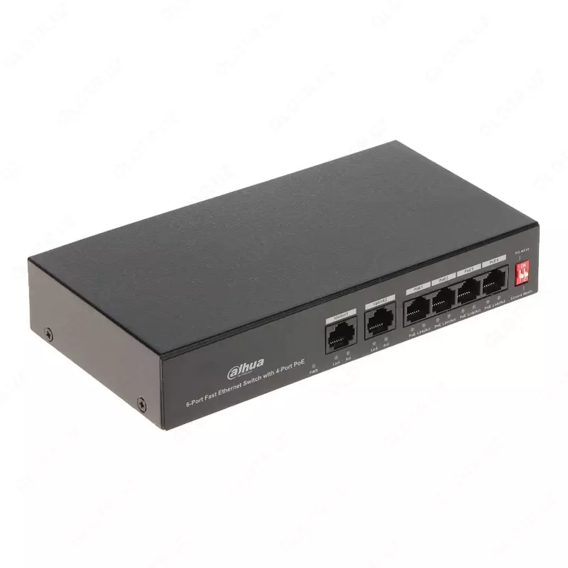 PoE коммутатор "DAHUA DH-PFS3006-4ET-36" 4 порта (SWITCH)
