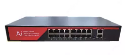 Неуправляемый коммутатор с РОЕ "CNB EF1016G" 18 портов (SWITCH)