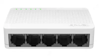 Неуправляемый коммутатор "Tenda TEF1005D" 5 портов (SWITCH РОЕ)
