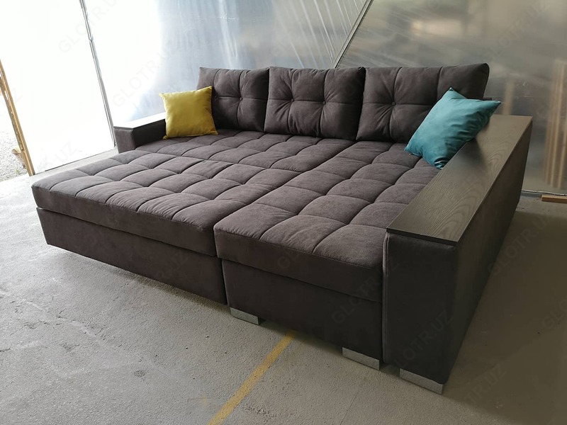 Угловой диван кровать раскладной с отсеком хранения. Гарантия 24месеца. Доставка по Ташкенту бесплатная