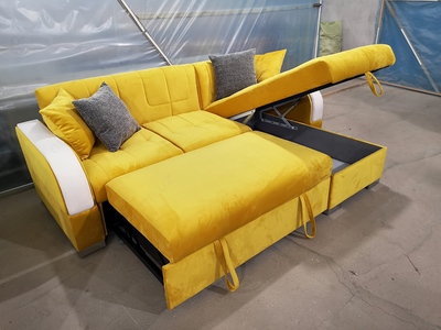 Угловой диван раскладной с отсеком хранения. Гарантия 24месеца. Доставка по Ташкенту бесплатная