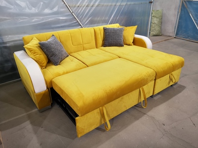 Угловой диван раскладной с отсеком хранения. Гарантия 24месеца. Доставка по Ташкенту бесплатная - 5 800 000 сум / шт.