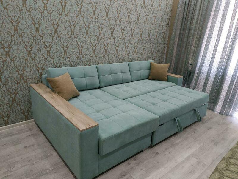 Угловой диван раскладной с отсеком хранения. Гарантия 12месяцев. Доставка по Ташкенту бесплатная Только в розницу