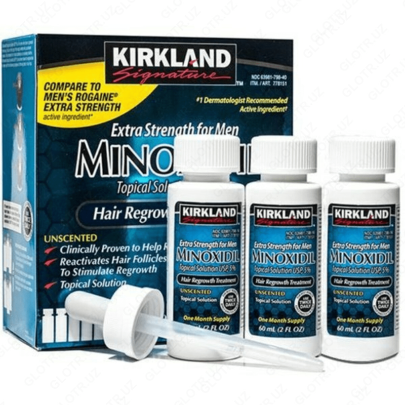 Kirkland Minoxidil 5% USA. Киркленд Минкосидил 5% США.