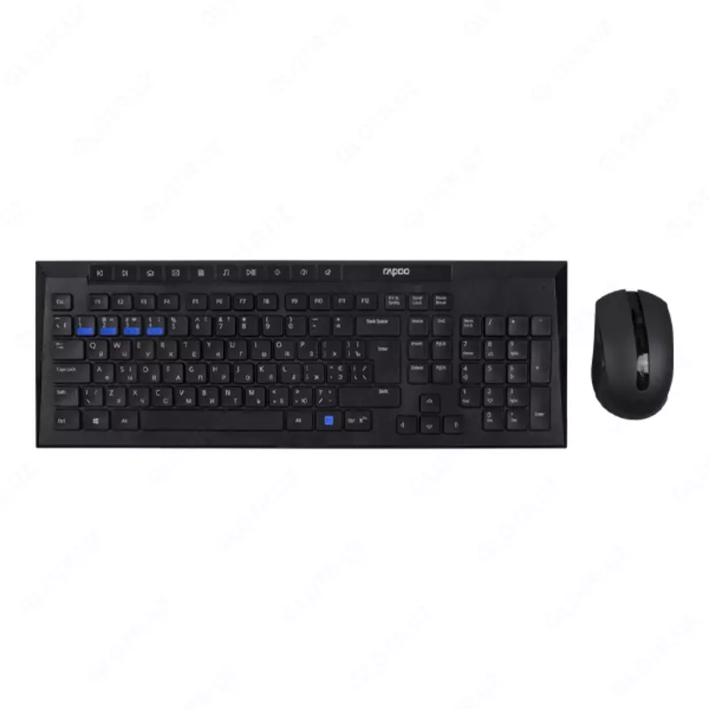Клавиатура и мышь RAPOO 8200M WIRELESS BLACK