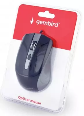 Мышь проводная 4-х кнопочная оптическая MUS-4B-01