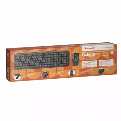 Проводной набор Клавиатура Defender Dakota C-270 - 131 036.2 сум / шт.