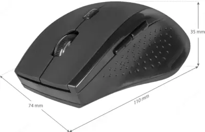 Simsiz optik sichqonchani Defender Accura MM-365 qora