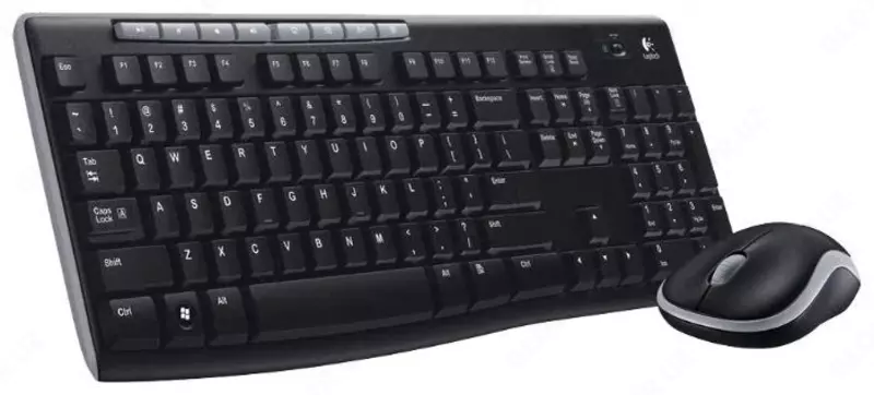 Клавиатура и мышь Logitech Wireless Combo MK270 Black USB