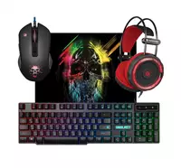 от {0} сум Игровой набор Defender Singularity MKP-118 Black USB