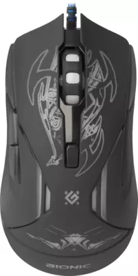 Проводная игровая мышь Defender Bionic GM-250L оптика,6кнопок,800-3200dpi