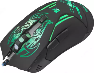 Проводная игровая мышь Defender Bionic GM-250L оптика,6кнопок,800-3200dpi