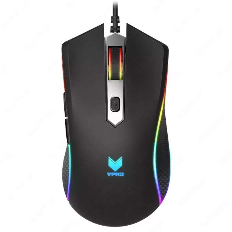 Sichqoncha Rapoo V280 USB qora - {0} so'mdan