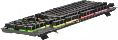 Проводная игровая клавиатура Defender Assault GK-350L RU,радужная,метал