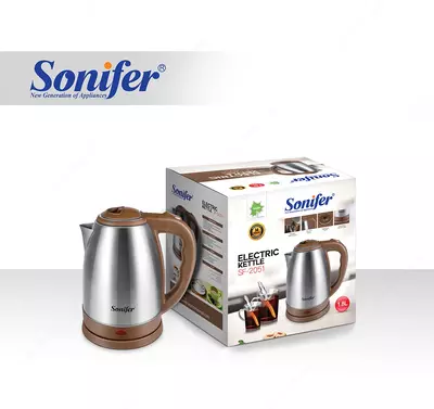 Электрический чайник SONIFER SF-2051, светло-коричневый