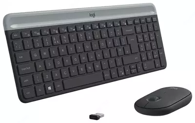 Клавиатура и мышь Logitech MK470 Graphite