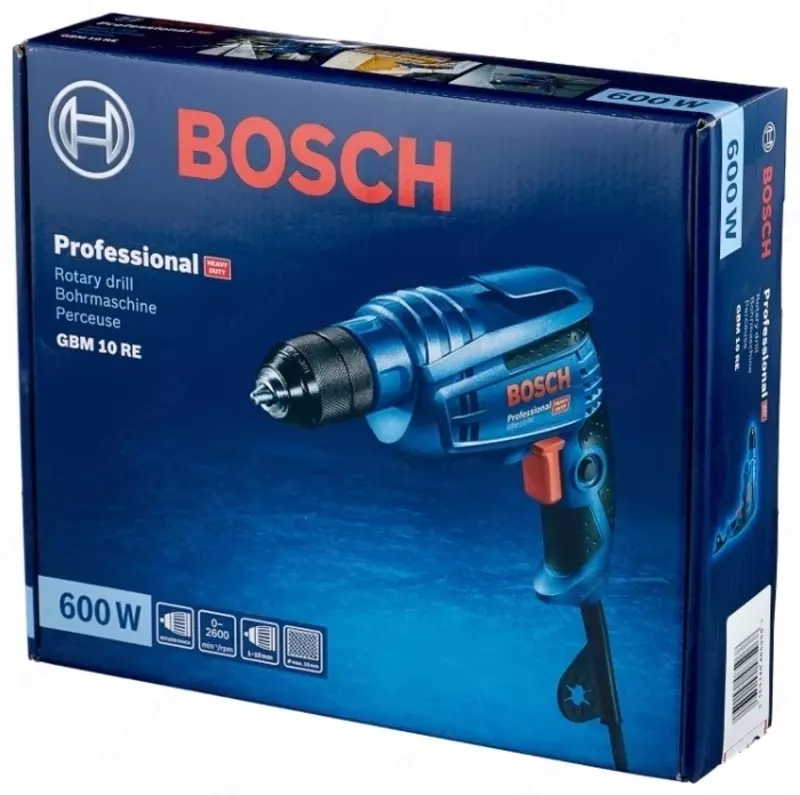 от {0} сум Дрель BOSCH GBM 10 RE