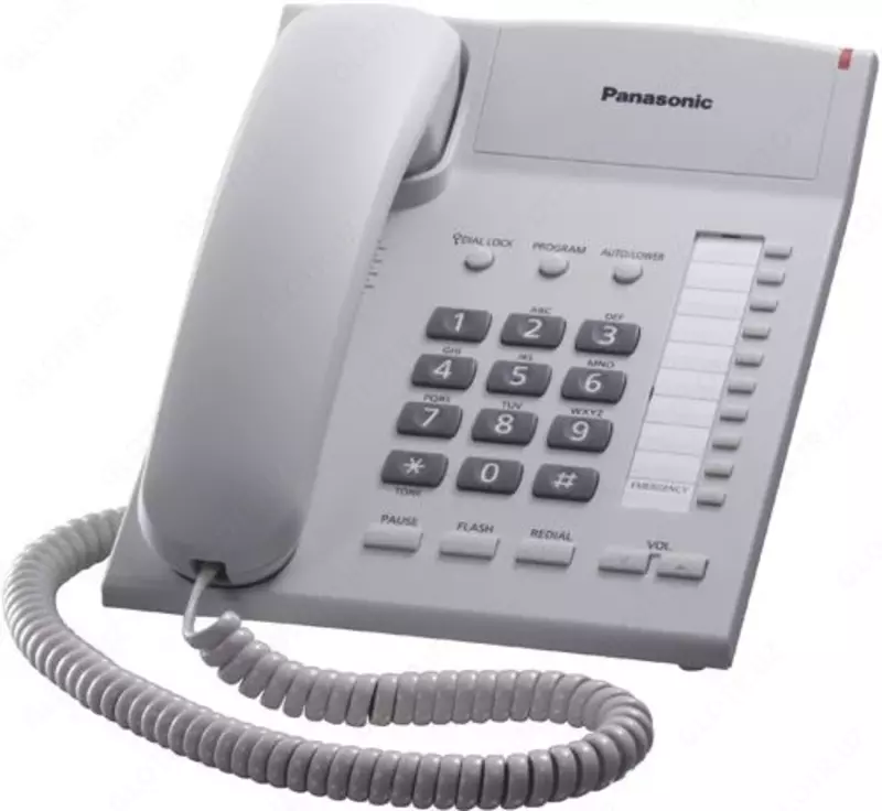 Телефон проводной Panasonic KX-TS2382RUW - от {0} сум