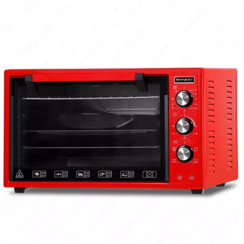 Мини печь SHIVAKI MD 3618 бордовый (люкс) PushPull - от {0} сум