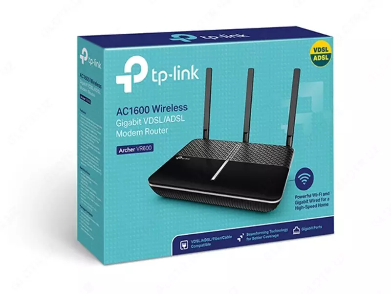 Wi-Fi роутер TP-LINK Archer VR600 (VDSL/ADSL Modem Router) - {0} so'mdan