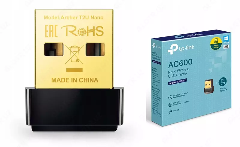 WI-FI USB ADAPTER ARCHER T2U NANO AC600 NANO