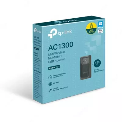 TP-Link Archer T3U/AC1300 Mini Wi-Fi USB adapteri